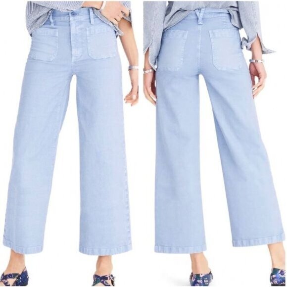 J. CREW POINT SURE Wide Leg Crop Pants size 26 - Picture 14 of 16